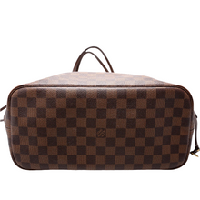 Load image into Gallery viewer, Louis Vuitton Neverfull MM Damier Ebene Canvas Shoulder Bag Brown
