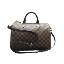 Load image into Gallery viewer, Louis Vuitton Speedy 30 Bandouliere Damier Ebene Shoulder Bag Brown
