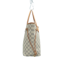 Load image into Gallery viewer, Louis Vuitton Neverfull MM Damier Azur Tote Shoulder Bag Rose Bellarine
