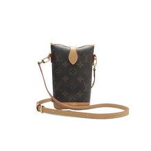 Load image into Gallery viewer, Louis Vuitton Fold Me Pouch Monogram Shoulder Bag Brown
