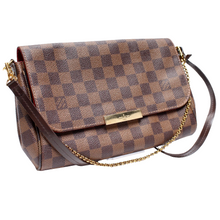 Load image into Gallery viewer, Louis Vuitton  Favorite MM Damier Ebene Crossbody Bag Brown
