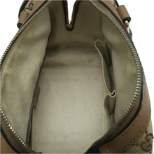 Load image into Gallery viewer, Gucci Vintage Web Original GG Boston Bag Brown
