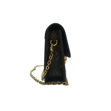 Load image into Gallery viewer, Louis Vuitton Cherrywood Monogram Canvas Compact Wallet Black
