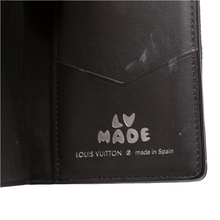Load image into Gallery viewer, LV Nigo Made Taurillon Leather Denim Monogram Pocket Organizer Black
