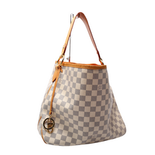 Load image into Gallery viewer, Louis Vuitton Delightful PM Damier Azur Tote Bag White
