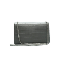 Load image into Gallery viewer, Yves Saint Laurent Saint Laurent Kate Monogramme Leather Crossbody Bag Grey
