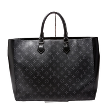 Load image into Gallery viewer, Louis Vuitton Grand Sac Bag Eclipse Shoulder Bag Black
