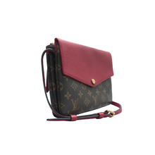 Load image into Gallery viewer, Louis Vuitton Twice Pochette Monogram Shoulder Bag Brown
