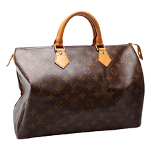 Load image into Gallery viewer, Louis Vuitton Speedy 35 Monogram Canvas Tote Bag Brown
