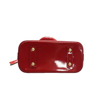 Load image into Gallery viewer, Louis Vuitton Alma BB Monogram Patent Leather Satchel Bag Red
