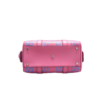 Load image into Gallery viewer, Gucci GG Tennis Calfskin Embossed Mini Duffle Bag Pink
