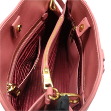 Load image into Gallery viewer, Prada  Promenade Saffiano Leather Satchel Bag Pink
