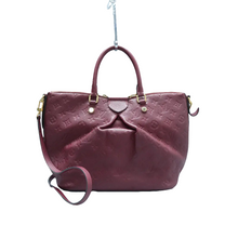 Load image into Gallery viewer, Louis Vuitton Mazarine PM Empreinte Shoulder Bag Raisin
