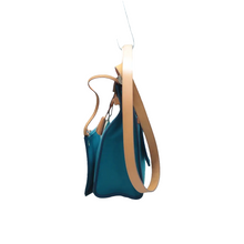 Load image into Gallery viewer, Hermes Herbag Zip 31 PM Toile H Berline Vache Hunter Shoulder Bag Blue
