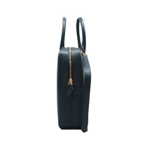 Load image into Gallery viewer, Yves Saint Laurent Grain de Poudre Medium Museum Briefcase Navy
