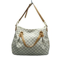 Load image into Gallery viewer, Louis Vuitton Evora MM Damier Azur Tote Shoulder Bag White
