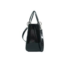 Load image into Gallery viewer, Christian Dior Lady Dior Patent leather Soulder Bag Black
