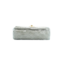 Load image into Gallery viewer, Chanel CC Flap Dual Lambskin Quilted Small Trendy Shoulder Bag Light Grey
