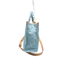 Load image into Gallery viewer, Louis Vuitton Let Go PM Monogram Washed Denim Tote Bag Sky Blue
