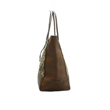 Load image into Gallery viewer, Gucci Bree GG Fabric Tote Bag Brown
