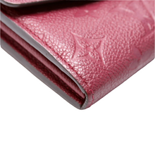 Load image into Gallery viewer, Louis Vuitton Sarah Monogram Empreinte Leather Wallet Berry
