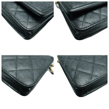 Load image into Gallery viewer, Chanel  CC Filigree Small Flap Caviar Leather Shoulder Bag Black
