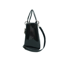 Load image into Gallery viewer, Christian Dior Lady Dior Patent leather Soulder Bag Black
