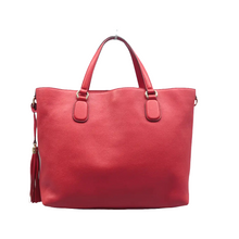 Load image into Gallery viewer, GUCCI Soho Leather Tote Red
