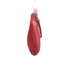 Load image into Gallery viewer, Gucci Abbey Convertible Pebbled Calfskin Medium Tote Red
