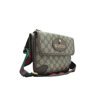 Load image into Gallery viewer, Gucci Neo Vintage GG Monogram Canvas Shoulder Bag Beige
