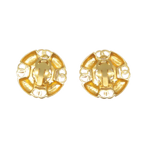 Load image into Gallery viewer, CHANEL CC Pearl Clip-On Earrings Gold
