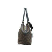 Load image into Gallery viewer, Louis Vuitton  Monogram Blocks Stripes Medium Bag Marine Satchel Bag
