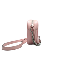 Load image into Gallery viewer, Gucci GG Marmont Small Matelasse Chevron Leather Camera Bag Pink
