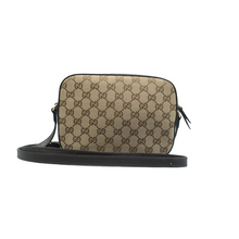 Load image into Gallery viewer, Gucci Bee Web GG Canvas Camera Crossbody Bag Beige
