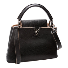 Load image into Gallery viewer, Louis Vuitton Capucines BB Taurillon Shoulder Bag Black
