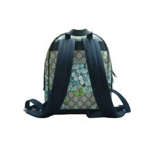 Load image into Gallery viewer, Gucci Blooms Canvas Backpack Bag Blue
