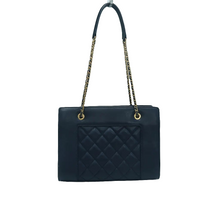 Load image into Gallery viewer, Chanel  Sheepskin Quilted Mademoiselle Vintage Shopping Tote Black
