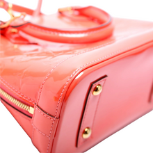 Load image into Gallery viewer, Louis Vuitton Alma BB Monogram Vernis Satchel Bag Orange
