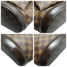 Load image into Gallery viewer, Louis Vuitton Manosque Damier Ebene Canvas Tote Bag Brown
