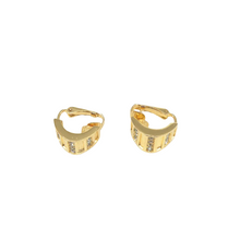 Load image into Gallery viewer, DIOR Metal Clip-On Earrings Gold
