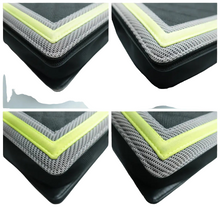 Load image into Gallery viewer, Chanel Fluo Boy Flap Canvas Quilted Medium Shoulder Bag Black Grey Yellow
