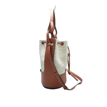 Load image into Gallery viewer, LOEWE Balloon Leather &amp;Fabric Satchel Bag Bicolor
