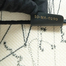 Load image into Gallery viewer, Christian Dior Book Tote Fabric Shoulder Bag Bicolor
