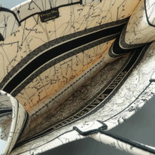 Load image into Gallery viewer, Christian Dior Book Tote Fabric Shoulder Bag Bicolor
