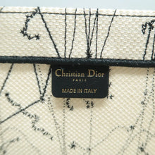 Load image into Gallery viewer, Christian Dior Dior Book Cloth Tote Bag White / Black
