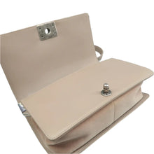 Load image into Gallery viewer, CHANEL Boy Leather Shoulder Bag Beige
