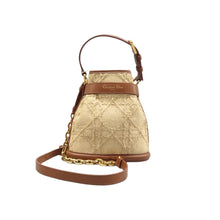 Load image into Gallery viewer, Dior Febric Satchel Bag Beige
