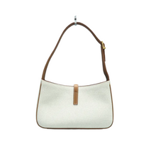 Load image into Gallery viewer, SAINT LAURENT Le 5 a 7 Fabric Shoulder Bag Beige
