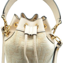 Load image into Gallery viewer, FENDI Mon Trésor Cloth Satchel Bag Beige
