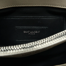 Load image into Gallery viewer, SAINT LAURENT College monogramme Leather Satchel Bag Beige
